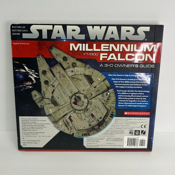 Star Wars: Millennium Falcon: 3-D Owner's Guide Hardcover Book - Picture 2 of 3